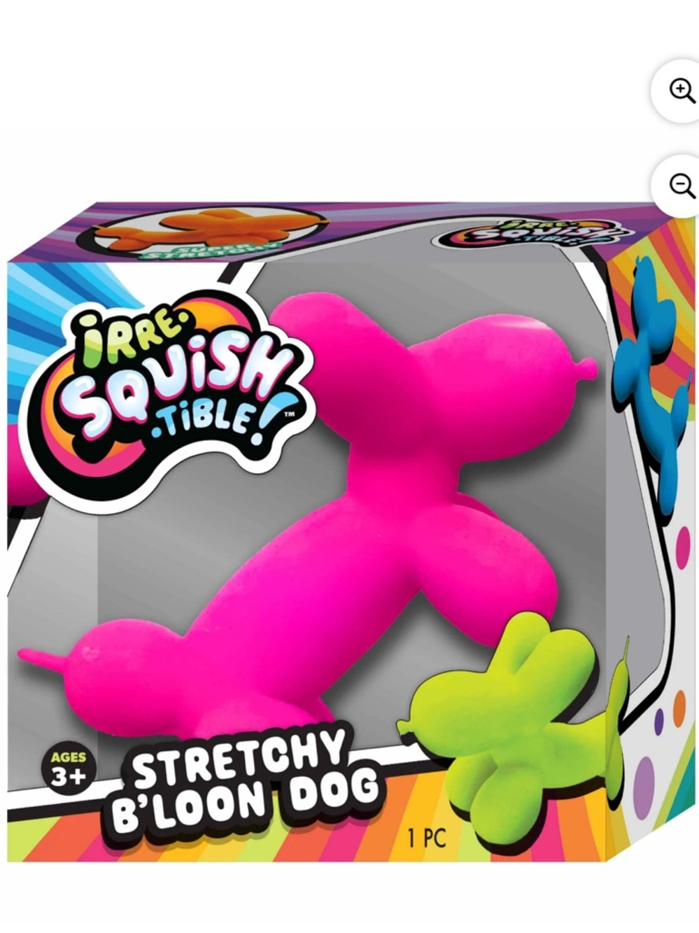 single - Irre Squish Tible Stretchy Sand Balloon Dog sensory Toy - Picture 10 of 14